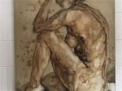 Beautiful Acrylic Nude Painting