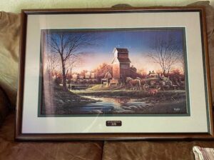 Terry Redlin signed print
