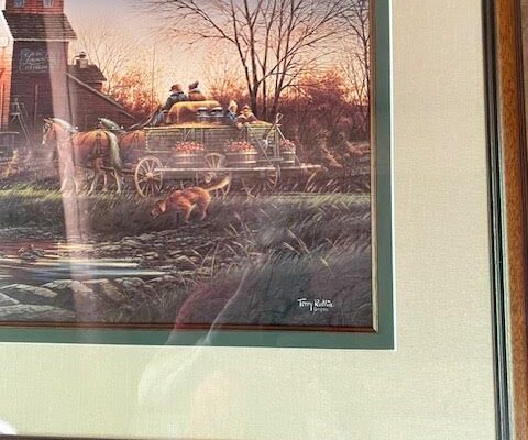 Terry Redlin signed print