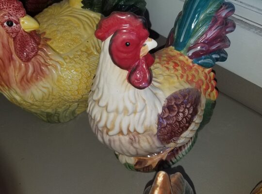 Chicken Figurines and Cookie Jars