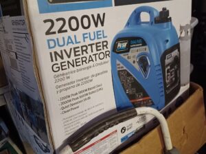 NEW Pulsar 2200W generator. Propane OR gasoline
