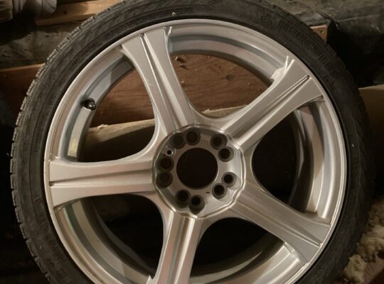 18″ aluminum wheels – fit VW GTI