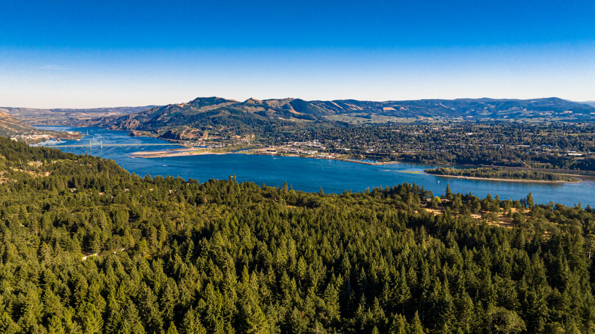 Huge Hood River Drone Photography Posters