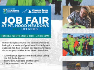 Mt. Hood Meadows Job Fair-Sunday September 10th