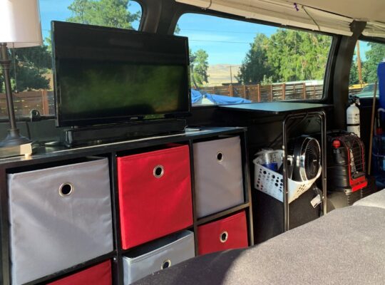 Camper Van – Converted Dodge Ram Wagon