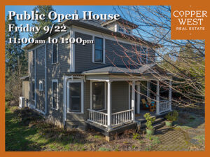 Public Open House Friday 9/22! 11 to 1