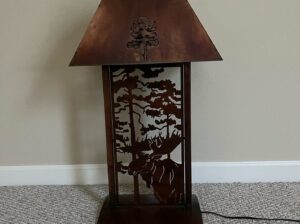 Northwest Theme Metal Lamps