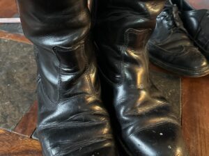 Vintage boots and wing tips