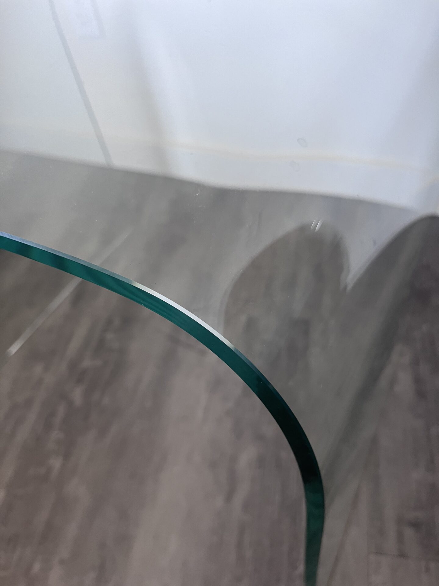 Glass Waterfall Side Table Blue Mountain Networks Classifieds