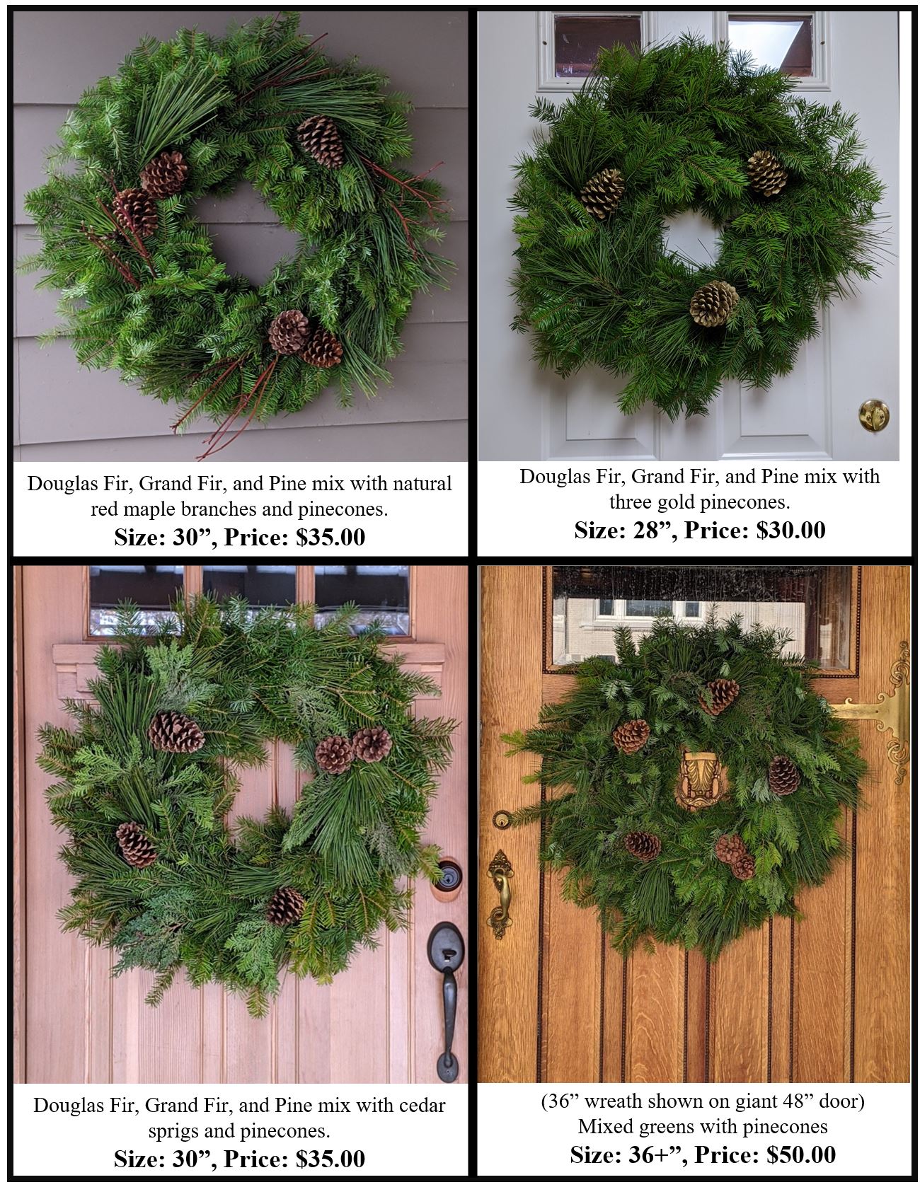 Christmas Wreaths and Garland Blue Mountain Networks Classifieds