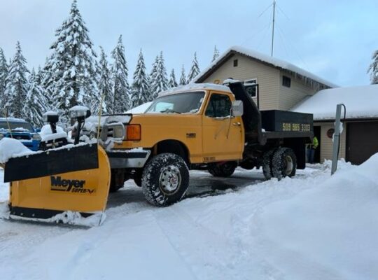 Snow plowing / removal