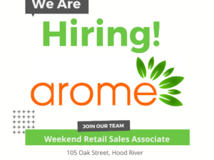 Retail Sales – Arome in Hood River