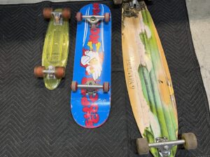 Skateboards: Need space urgently!