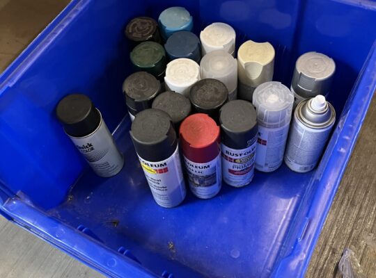 Assorted Paints, chemicals