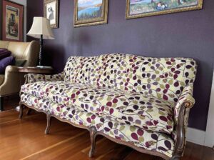 Beautiful Reupholstered Sofa