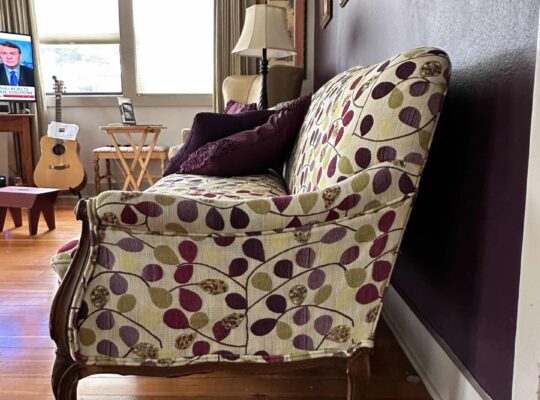 Beautiful Reupholstered Sofa