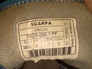 Scarpa climbing shoes, new, unisex 39.5, W8,M7