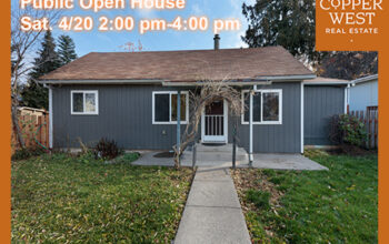 Public Open House Sat. 4/20 from 2:00pm-4:00 pm