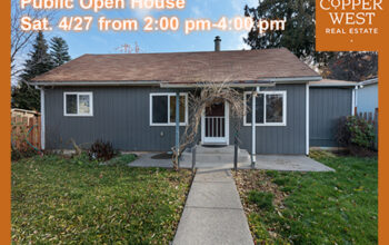 Public Open House Sat. 4/27 from 2:00-4:00 pm