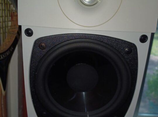 Awesome bookshelf speakers w/brackets. Energy XL!