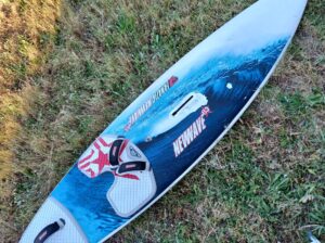 Fanatic NeWave 83L windsurfboard, stock fin. Excel