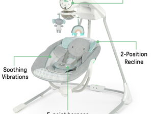 Ingenuity InLighten Motorized Vibrating Baby Swing