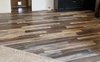 Inter-lock vinyl flooring (kitchen, bath, van etc)