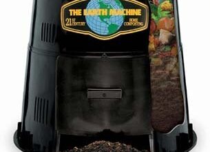 FREE Earth Machine composter with 4 ground screws