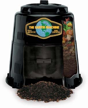 FREE Earth Machine composter with 4 ground screws