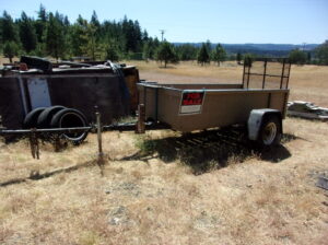 Trailer with ramp