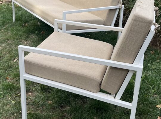 West Elm Outdoor Patio Set