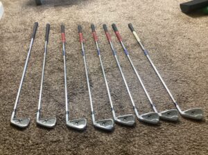 Callaway X-Forged irons, 3-PW.