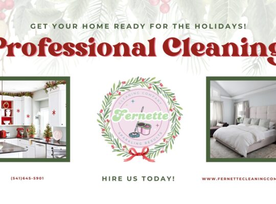 Get your home clean before guests arrive!