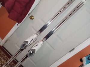 Salomon 173cm cross-country skis W8.5/M8/7.5 boots