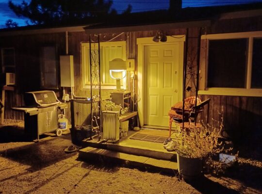 Large high-pressure sodium lamp/light. Heavy-duty!