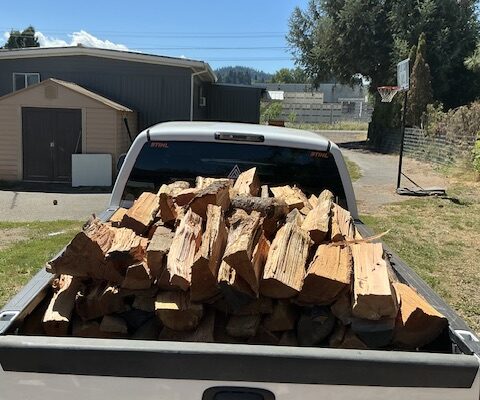 Seasoned red fir firewood