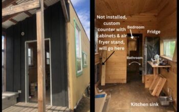 Large Tiny House, Tall ceilings