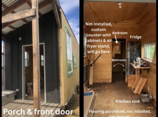 Large Tiny House, Tall ceilings