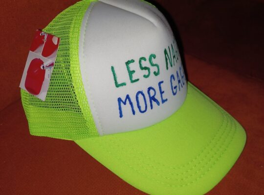 NEW custom GAGGIN’ foam trucker hat. Hand-painted!